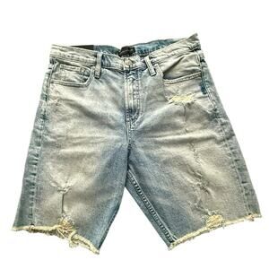 Silver Jeans Frisco Distressed, Raw Hem Shorts Men's Size 28